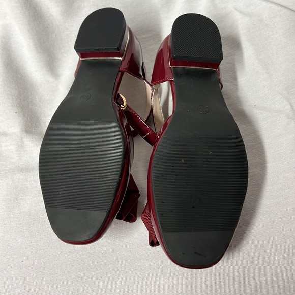 Girls burgundy patent shoes - Picture 5 of 5